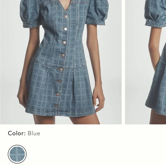 Denim Button-Down Dress - Picture 4 of 13